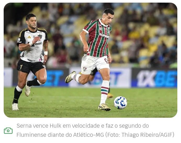 Fluminense atropela o galo no Maraca e deixa situação complicada para o clube mineiro.