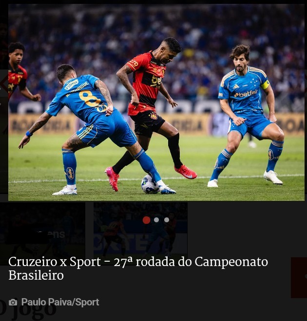 Cruzeiro tropeça diante do Sport e fica só no empate em casa.