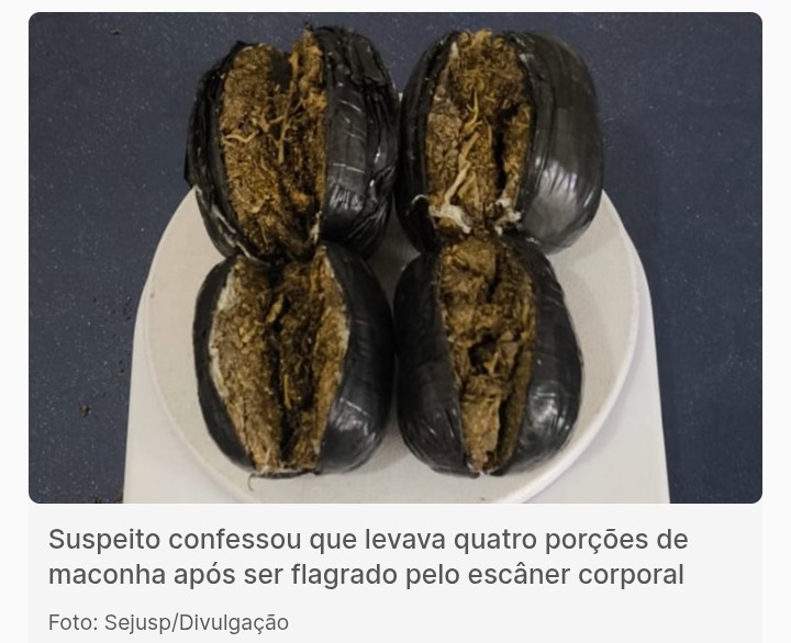 Homem tenta entrar com droga no ânus em penitenciária da grande BH.