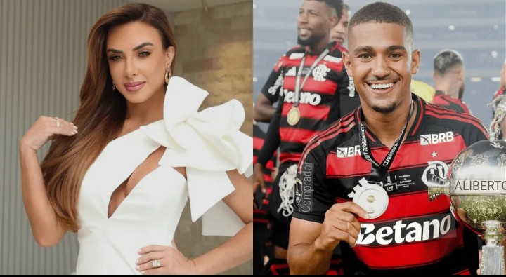 Nicole Bahls se envolve em polêmica com jogador do Flamengo. Entenda.