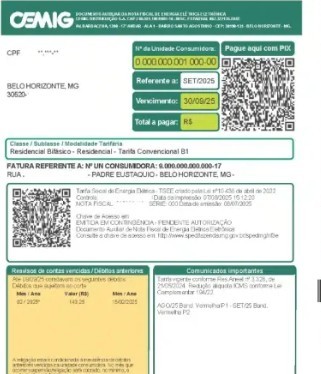 Golpe da conta de luz: Cemig faz alerta aos consumidores