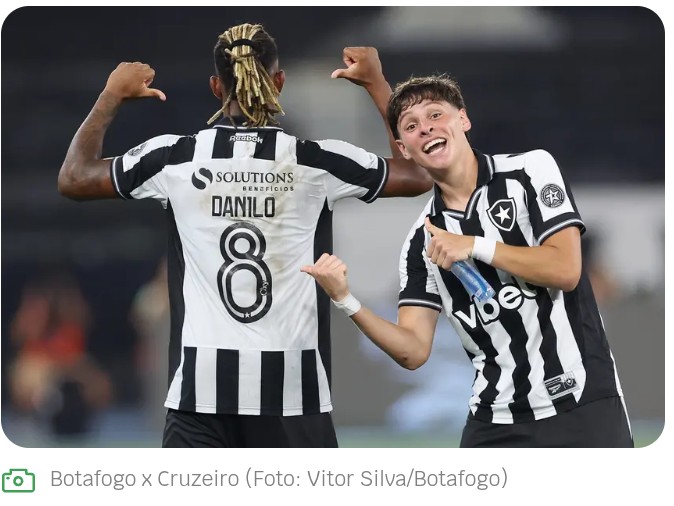 Cruzeiro sofre goleada do Botafogo no Engenhão