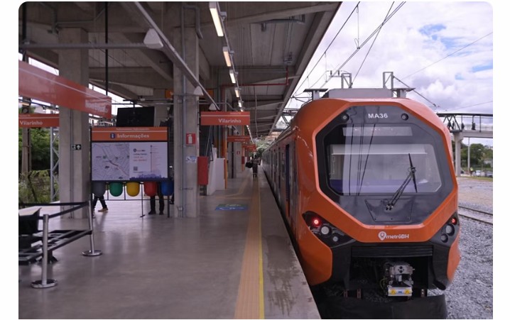 Metrô avança após 24 anos: Estação Novo Eldorado é inaugurada em Contagem