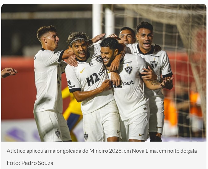 Galo faz sete e se classifica para a semifinal do Mineiro