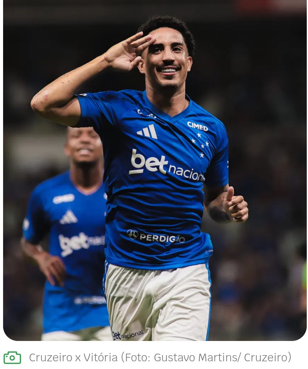 Cruzeiro bate o Vitória por 3 x 0 na noite de quarta-feira no Mineirão