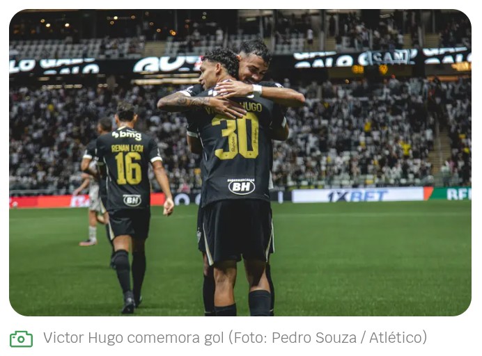 Atlético vence seu chará paranaense e sobe na tabela do Brasileirão