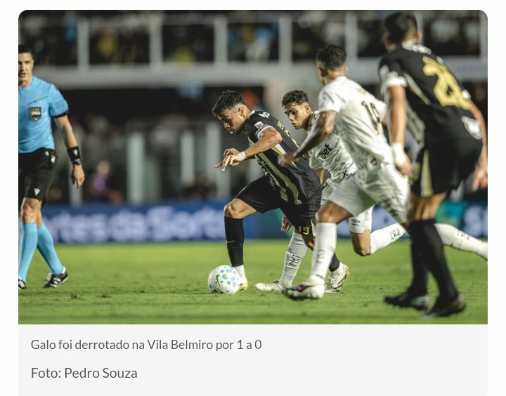 Santos vence Atlético em jogo disputado na Vila