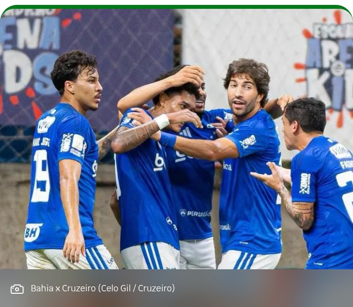 Cruzeiro vira pra cima do Bahia e foca no Goiás pela Copa do Brasil
